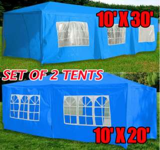 tent gazebo canopy with side walls 10 x 20 30