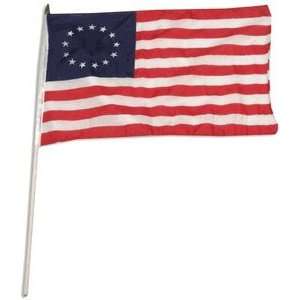 Betsy Ross stick flag 12x18 inch: Patio, Lawn & Garden