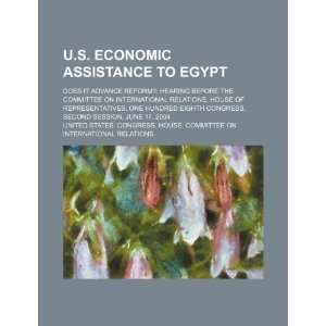 U.S. economic assistance to Egypt does it advance reform 