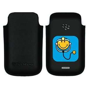  Smiley World Doctor on BlackBerry Leather Pocket Case  