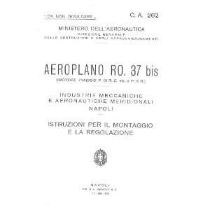  IMAN Romeo Ro.37 Aircraft Maintenance Manual   1936: iman 