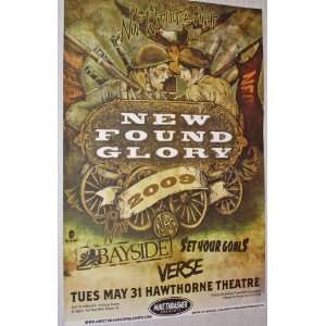  New Found Glory Poster   09 Concert Flyer   Not Without a 