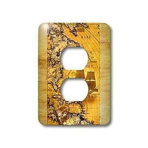  Boehm Graphics Illustration   Treasure Map   Light Switch 