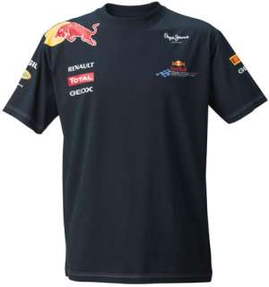 AUTHENTIC RED BULL F1 RACING 2011 MENS TEAM T SHIRT  
