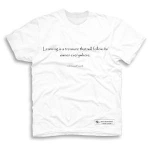  TOTS Gift Shirt, Size Medium, Achievement Chinese Proverb 