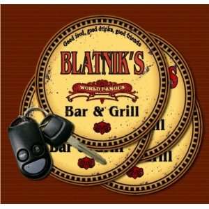  BLATNIKS Family Name Bar & Grill Coasters: Kitchen 