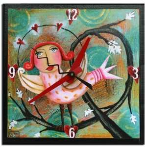  Twirly Bird wood clock