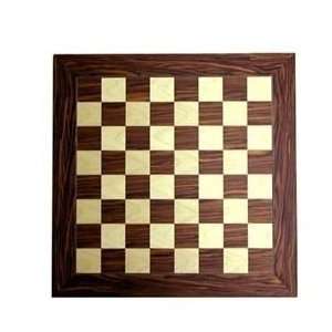 Xoticbrands 17.25 Wood Veneer Deluxe Chess Board: Home 