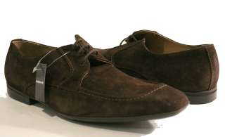 Strellson Mens Suede Oxford Shoes Color: Brown Size: US 8  