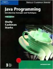 Java Programming Introductory Concepts and Techniques, Third Edition 