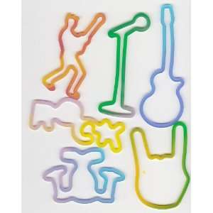  Silly Bands   Rock Star Tie Dye (12 Pack): Toys & Games