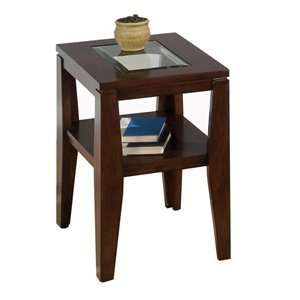    Jofran 806 7 Chair End Table, Bostick Brown: Home & Kitchen
