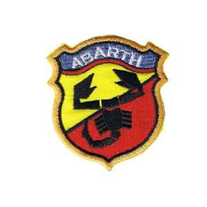  Abarth iron on/sew on cloth patch