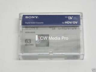 Sony HD HDV tape for Canon XL H1S XL H1camcorder  