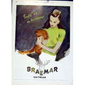  Braemar Knitwear Soft As Kittens 1947 Country Life