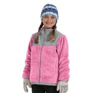  The North Face Girls Denali Thermal Jacket (Ruffle Pink 