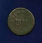 MEXICO REVOLUTIONARY JALISCO 1915 2 CENTAVOS COIN, MEXICO 