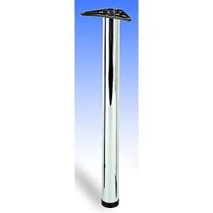  28 Office Height Table Leg   Brushed Steel: Home 