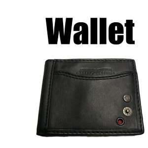 Levis Mens Genuine Black Leather Bi Fold Wallet 2407  