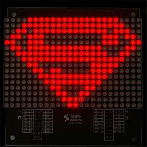 2416 Red LED 3mm Dot Matrix Display Information Board