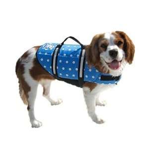   Jacket in Blue Polka Dot Size Large (Dogs 50   90 lbs)