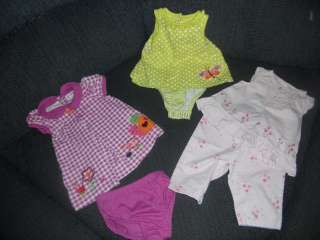 month Baby girl clothes LOT  25 pieces  