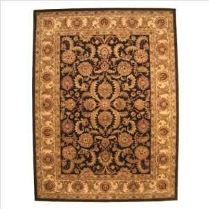  Hand Tufted Wool New Black Persian Oriental Rug Size: 8 x 