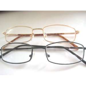  Rectangular Rimmed Clear Bifocal