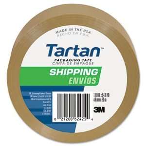   Commercial Grade Tape, 2 x 55 yards, 3 Core, Tan: Office Products