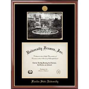  Florida State University Diploma Frame: Home & Kitchen