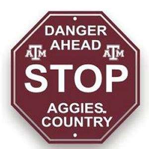  Texas A&M Aggies Stop Sign: Sports & Outdoors