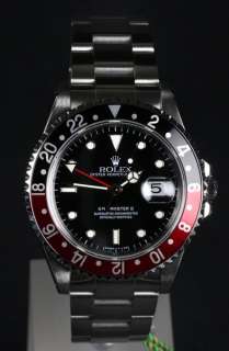 ROLEX GMT MASTER II BLACK/RED IMMACULATE SS MENS 16700 £4,970  