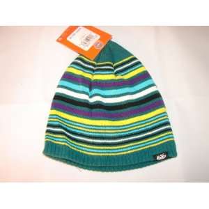Nike 6.0 beanie winter hat/cap radient emerald stripes boys/men girls 