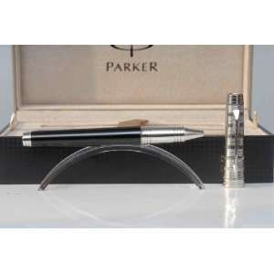 Parker Premier Deluxe Black ST Rollerball Pen   1759931 
