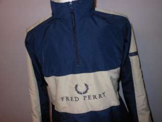 VTG FRED PERRY JACKET COAT WINDBREAKER INDIE MOD SCOOTER MOD RETRO 