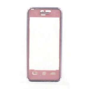   Samsung M800 Instinct Front Housing Faceplate Frame   Pink