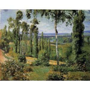 Oil Painting The Countryside in the Vicinity of Conflans Saint Honori