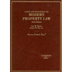   Property Law (American Casebooks) [Hardcover]: Jon W. Bruce: Books