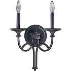 Designer Wrought Iron 2 Light Rooster Wall Sconce  