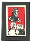 EX+ 1949 JOHN HENRY LEWIS ORIGINAL TRADE CARD BOXING CU