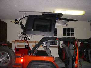 Hard Top Hoist for Jeep Wrangler JK 4 door, Unlimited 07 12  