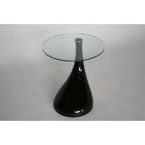   Baxton Studio Black Vinyl Coffee Table 2309 Black: Furniture & Decor
