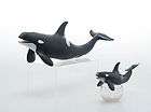Orca (Killer Whale)   Set of Two! 1 PVC and 1 Large Air Filled Vinyl 