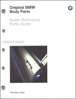 1985 1995 BMW Body Parts Book M3 318 318i 320i 325is  