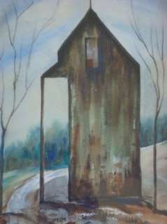 Lois Anne Smith (1904 1996) Fort Worth Watercolor Art  