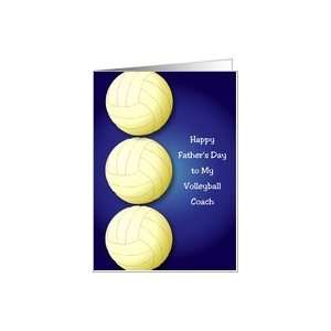  Fathers Day, to Volleyball Coach Card Health & Personal 