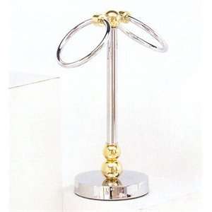  Allied Brass 2 RING GUEST TOWEL HOLDER BL 53 PNI: Home 