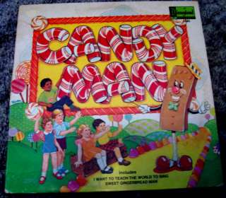 Candy Man Teach World to Sing Walt Disneyland LP Record  