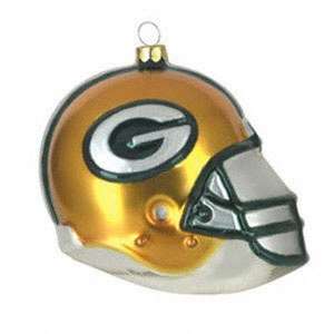  Green Bay Packers 4 Team Glass Helmet Ornament Sports 