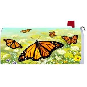   Monarchs And Wildflowers By Custom Decor 18x21 Patio, Lawn & Garden